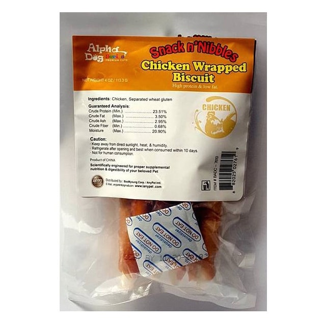 Chicken Wrapped Biscuits 4oz (Pack of 1)