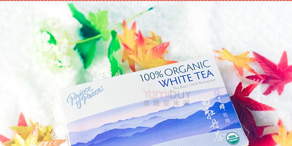 美国太子牌 特级有机白牡丹茶包 100包入 180g USDA认证