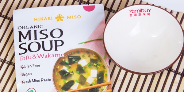 日本HIKARI MISO 有机豆腐裙带菜味增汤 3包入