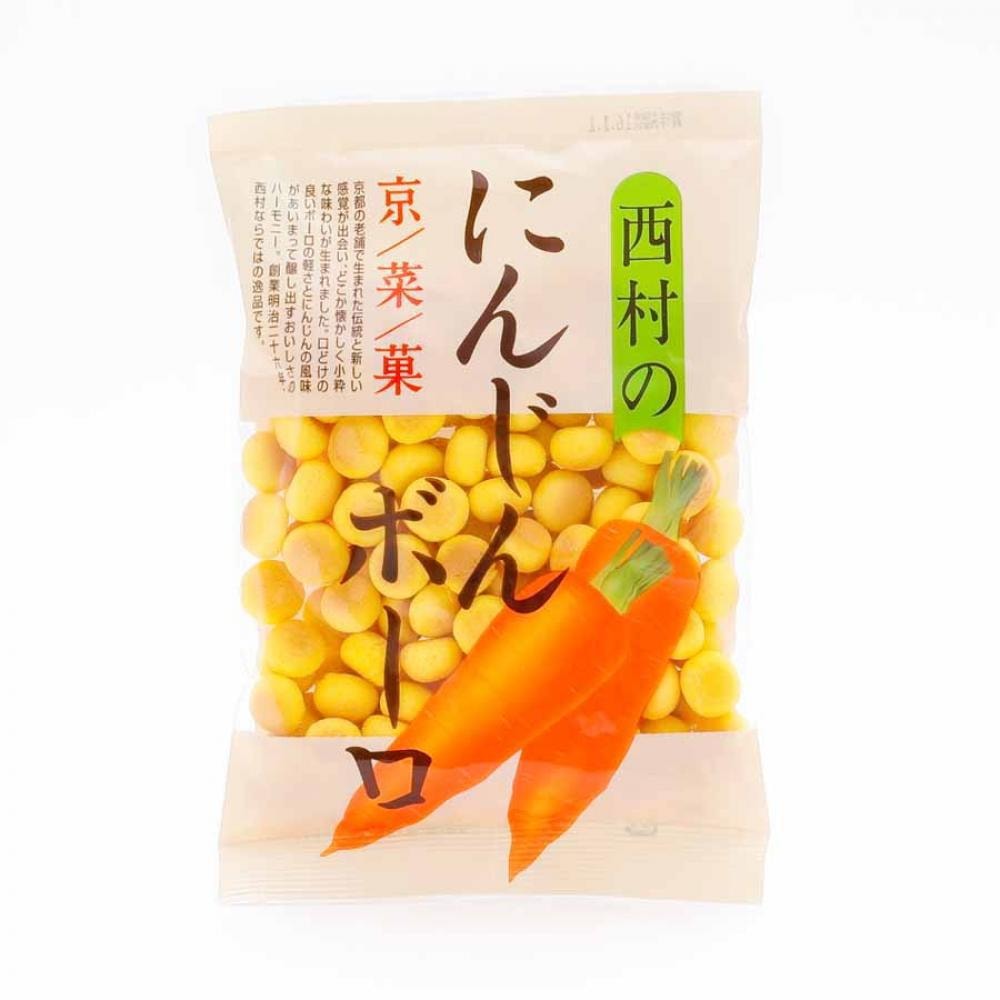 [日本直邮] 日本NISHIMURA 西村 胡萝卜味高钙小馒头婴儿辅食 95g