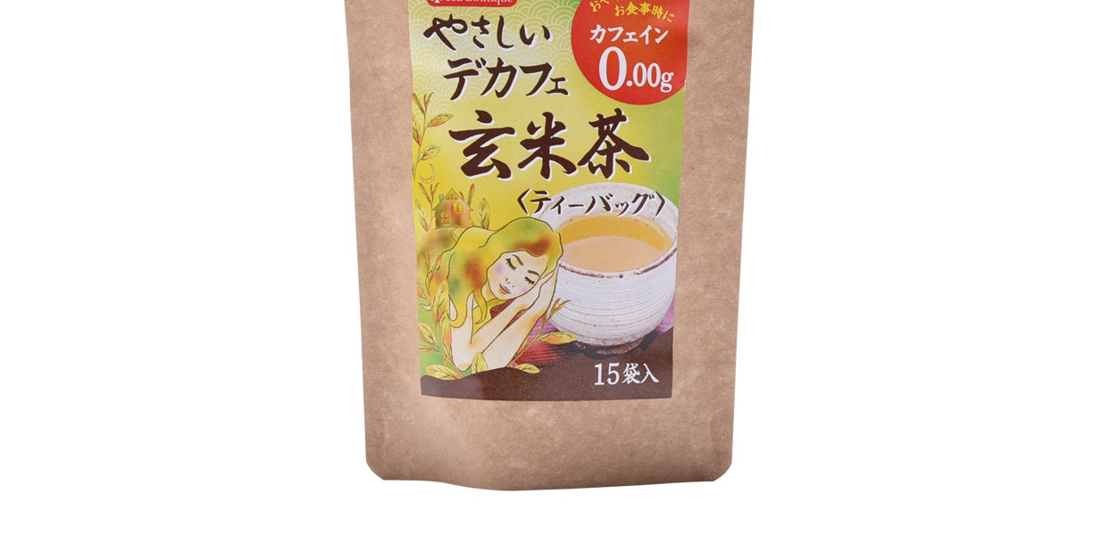 [日本直邮] 日本Tea Boutique 低咖啡因玄米茶 1.7gx15袋