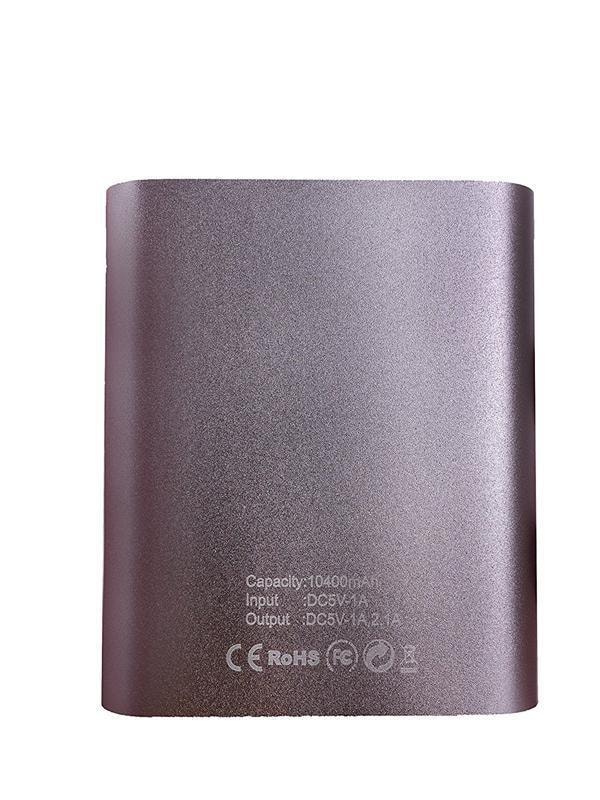 Battery for Mobile Device Retail Packaging Silver 10400mAh