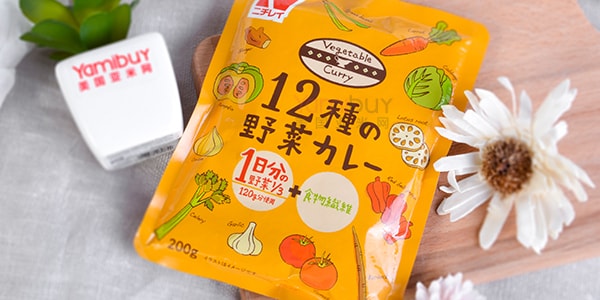 日本NICHIREI 12种蔬菜 即食营养咖喱酱 200g