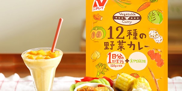 日本NICHIREI 12种蔬菜 即食营养咖喱酱 200g
