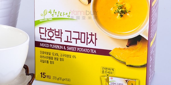 韩国OTTOGI不倒翁 南瓜甜薯茶 18g*15包入