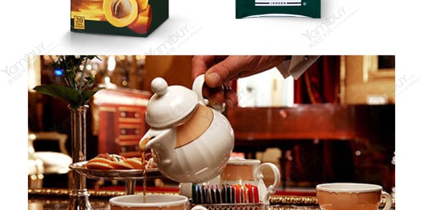 英國亞曼AHMAD TEA 水果紅茶茶包 杏子口味 20包入