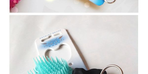 【赠品】英国TANGLE ANGEL Angel Baby天使美发梳钥匙扣 黑蓝