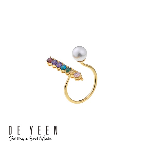 Crystal Ring #multicolor 1pc