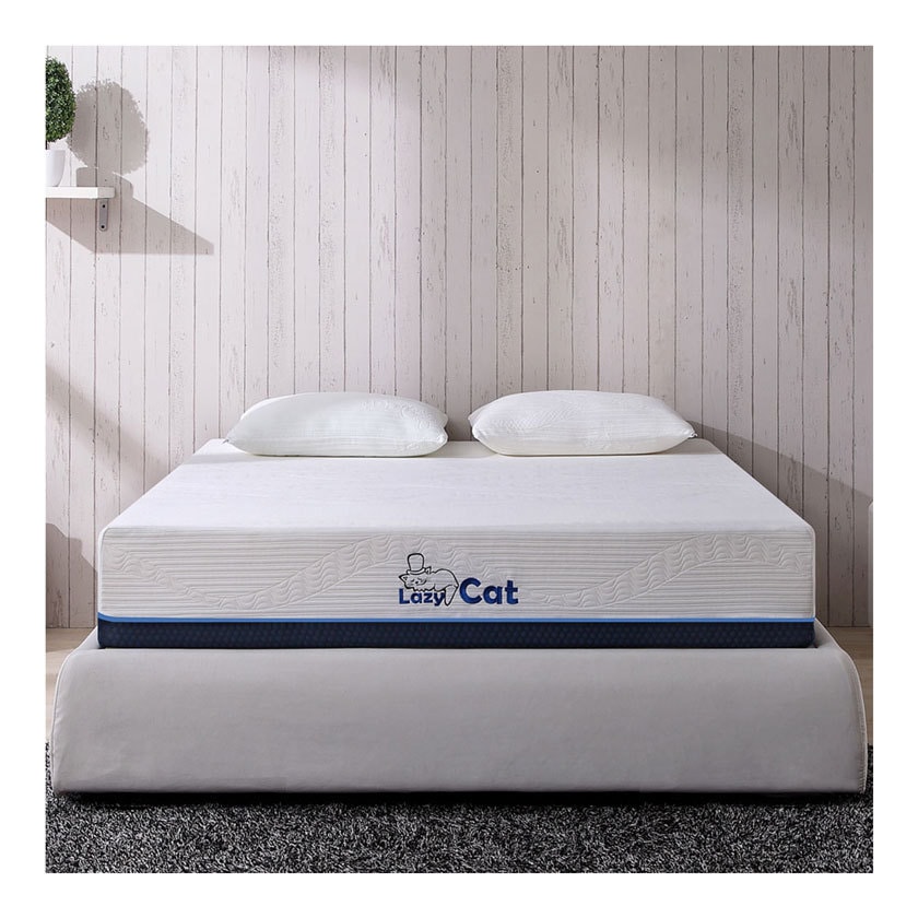 LazyCat 11"CertiPUR-US认证天然绿茶记忆棉和天然乳胶混合床垫 Twin Size