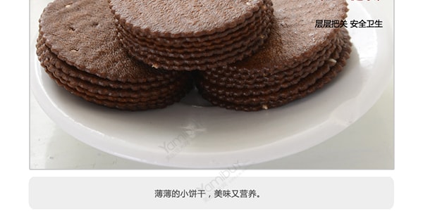 台湾可口 薄片饼干 巧克力口味 100g