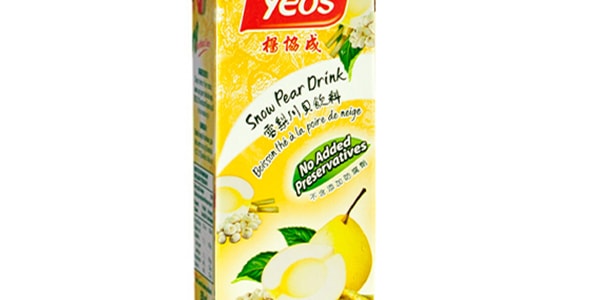 新加坡YEO'S楊協成 無添加雪梨川貝飲料 250ml