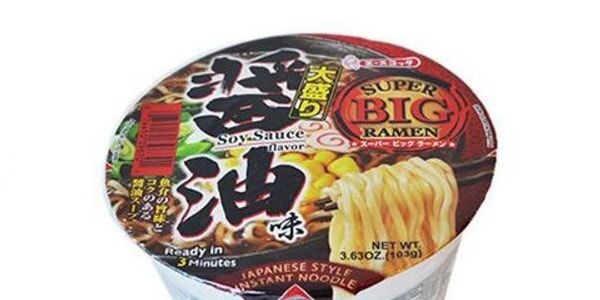 日本ACECOOK 超大碗鮮醬油味拉麵 103g