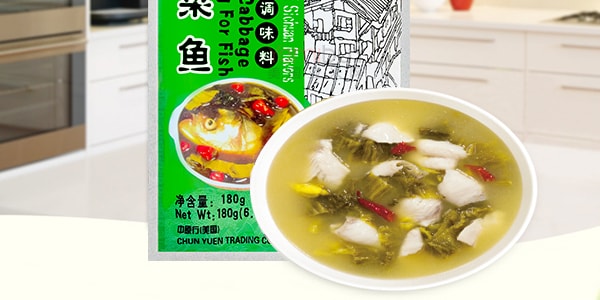 重庆老孔 川菜调味料 酸菜鱼 180g