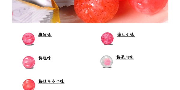 日本SENJAKU扇雀饴 综合梅子味硬糖 100g