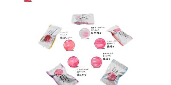 日本SENJAKU扇雀饴 综合梅子味硬糖 100g