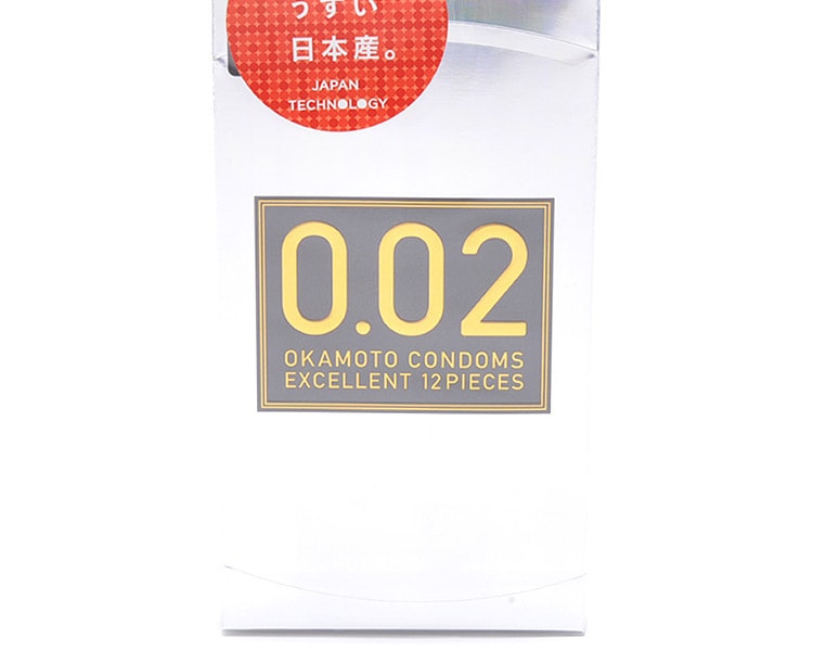 [日本直邮] 日本OKAMOTO冈本 超薄避孕套 0.02mm 12支装