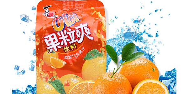 喜之郎 CICI 香橙汁果粒爽果凍飲 258ml