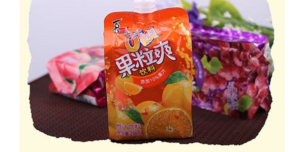 喜之郎 CICI 香橙汁果粒爽果凍飲 258ml
