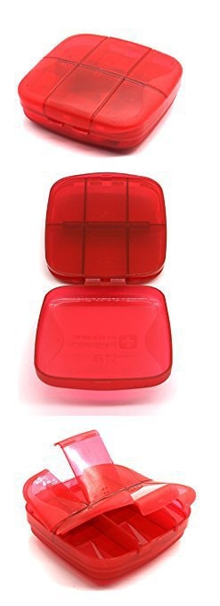 美国PUTWO 红色带包式药盒