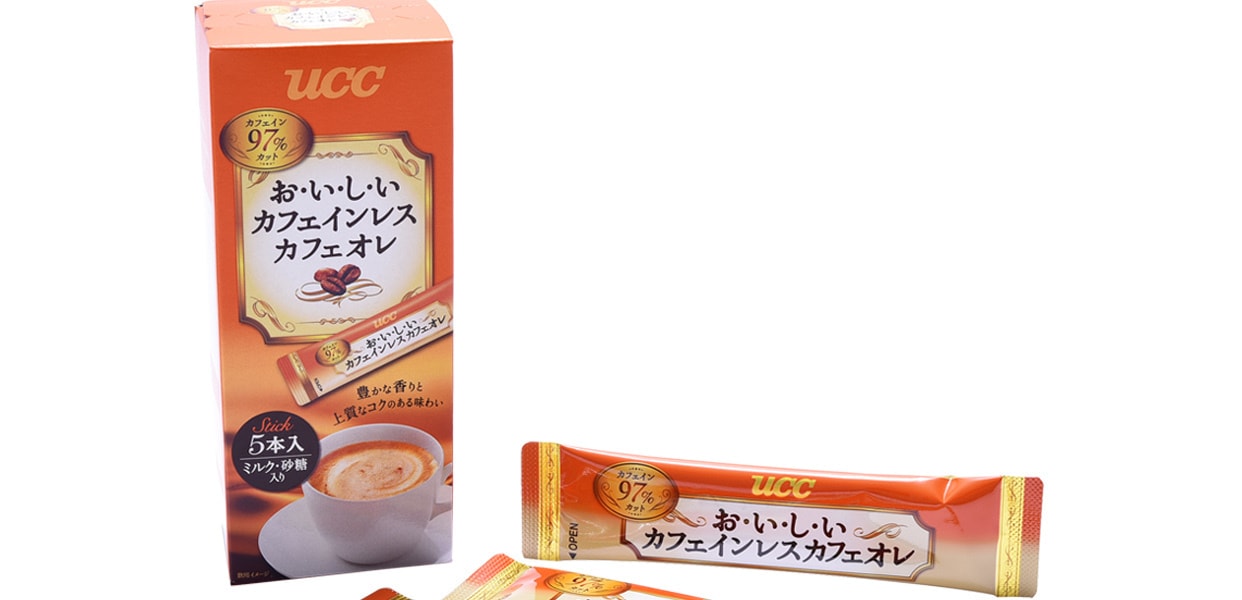 [日本直邮] 日本UCC 低咖啡因速溶欧蕾咖啡 12g×5袋