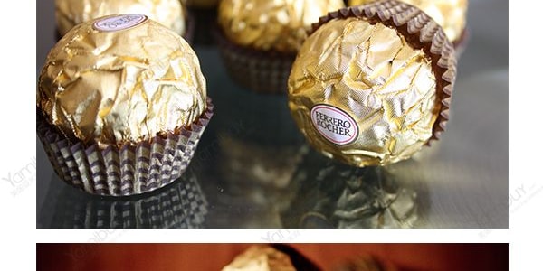 FERRERO ROCHER费列罗 榛果威化夹心巧克力 3粒入