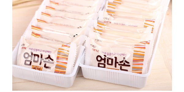 韓國LOTTE樂天 媽媽手派 千層酥餅乾 大包裝 254g