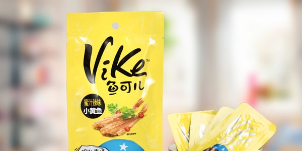 樂惠 VIKE魚可兒 小黃魚 蜜汁辣味 32g