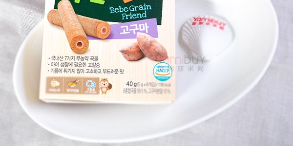 韓國IVENET 嬰幼兒輔食糙米餅 地瓜風味 40g