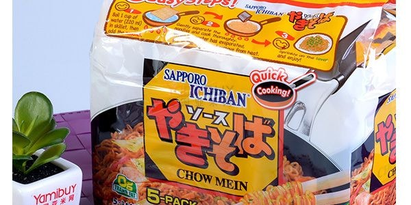 日本三洋食品 SAPPORO ICHIBAN 速食炒麵 5包入