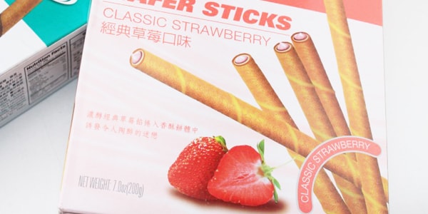 台灣盛香珍 捲心酥 經典草莓口味 200g