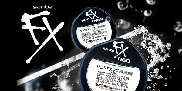 日本SANTEN參天 FX NEO超涼舒緩解疲勞眼藥水 銀色款 12ml