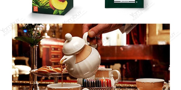 英国亚曼AHMAD TEA 水果红茶茶包 芒果味 20包入