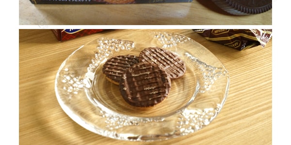 日本BOURBON波路梦 小麦胚芽巧克力消化饼干 98g