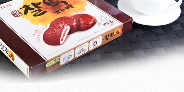 韓國LOTTE樂天 巧克力打糕夾心米餅 大包裝 10包入