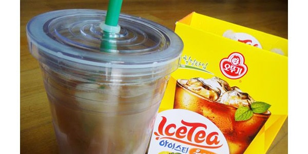 韓國OTTOGI不倒翁 即溶冰紅茶 柚子味 20包入